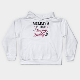 Sewing Mom and Baby Matching T-shirts Gift Kids Hoodie